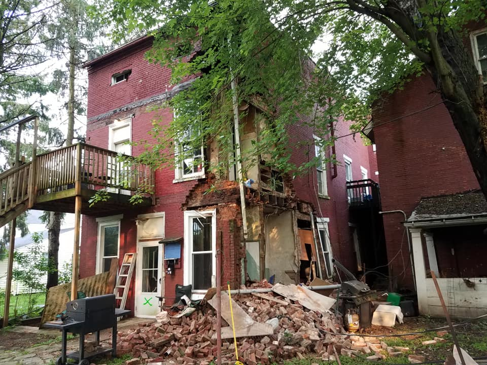 Tenants forced out of apartment morning after building collapses ...